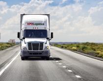 An XPO logistics truck.