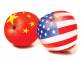 Apples with Chinese and U.S. flags on them