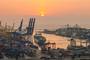 The World Shipping Council, representing container carriers, took immediate issue with the ITF report in its references to the major alliances, saying, “The EU block exemption simply does not apply to these arrangements in most cases.” (Above: Rotterdam port at sunrise.) Photo credit: Shutterstock.com. Rotterdam port at sunrise.
