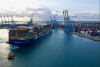 Global container volume is expected to drop 1.7 percent in 2022 as demand weakens in major import markets. Photo credit: Shutterstock.com.
