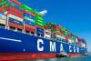 CMA CGM carried 5.3 million TEU in the first quarter, down 2.8 percent from 5.46 million TEU a year earlier. Photo credit: Shutterstock.com.