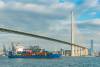Cargo volumes moved to Hong Kong by barge from South China show an average monthly drop of 24 percent since January compared with last year. Photo credit: Shutterstock.com.