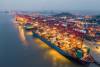 Container volumes at Shanghai (pictured) were essentially flat through August at 31 million TEU, according to data from China’s Ministry of Transport. Photo credit: Shutterstock.com.