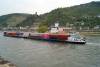 Ships still operating on the Rhine are restricted to carrying 25 to 33 percent of their maximum load so they can pass through spots like Kaub (above), the shallowest section of the middle Rhine. Photo credit: Shutterstock.com.