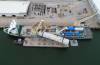 SAL super heavy-lift vessel Regine delivering cargo to Port Freeport, Texas. Photo credit: SAL.