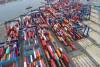 Spot rates in the trans-Pacific have come down about 30 percent since Jan. 1 yet remain well more than twice what they were two years ago. Photo credit: Shutterstock.com.
