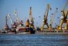 Services across the Caspian Sea are often overwhelmed, with congestion at transfer points from sea and rail. Photo credit: Shutterstock.com.