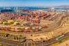 Terminal operators in Los Angeles-Long Beach say they have sufficient on-dock rail and network infrastructure to handle more intermodal containers at their facilities. Photo credit: Shutterstock.com.