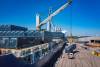 Amazon containers being discharged at the Port of Houston's City Docks breakbulk terminal. Photo credit: Port Houston.