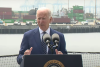 President Joe Biden’s remarks at the Port of Los Angeles came the same day a group of more than 90 trade associations sent a letter to the leadership of the House and Senate urging final passage of OSRA. Photo credit: Screenshot taken from official White House video feed.