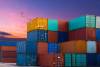 New container inventory sits at about 1 million TEU, which takes approximately four months to absorb into the market, according to Textainer CEO Olivier Ghesquiere. Photo credit: Shutterstock.com.