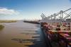 he Georgia Ports Authority said idling a second berth for a week in late May was necessary as part of the ongoing Berth 1 rehabilitation project. Photo credit: Georgia Ports Authority.