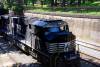 Norfolk Southern Railway, similar to western US railroads, has been forced to ground containers in wheeled terminals because of a lack of chassis. Photo credit: Shutterstock.com.